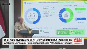 Realisasi Investasi Semester I 2026 Capai Rp1.010,6 Triliun