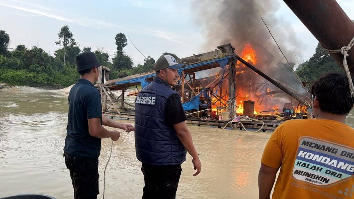 Polisi Gerebek 2 Tambang Emas Ilegal, Ini yang Ditemukan