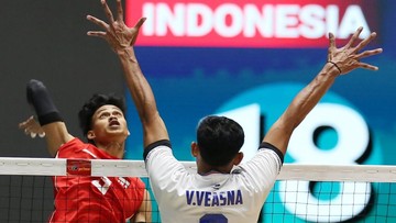Hasil SEA V Cup: Indonesia Gebuk Filipina 3-0, Lolos ke Semifinal