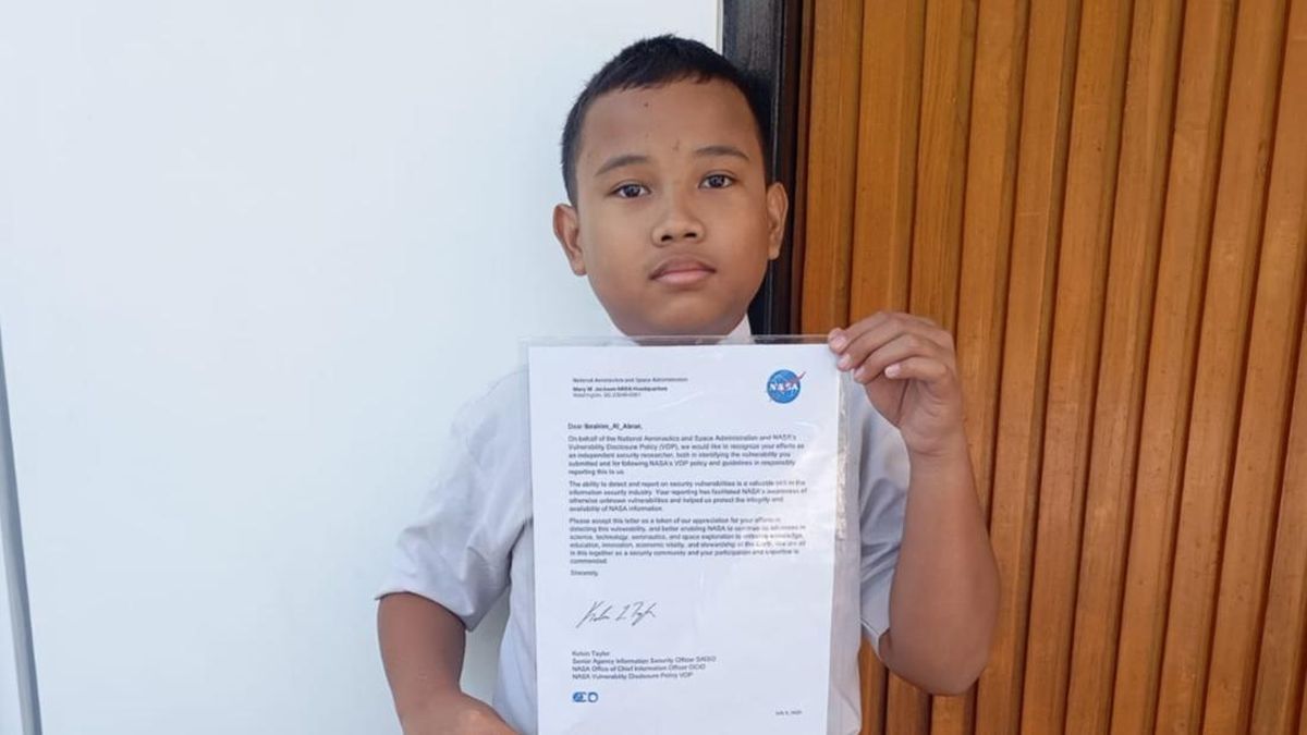 Sosok Ibrahim Al Abrar, Bocah Boyolali Penemu Celah Keamanan NASA
