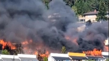 Kebakaran Hebat Lalap Lebih dari 100 Rumah di Lereng Bukit Norwegia