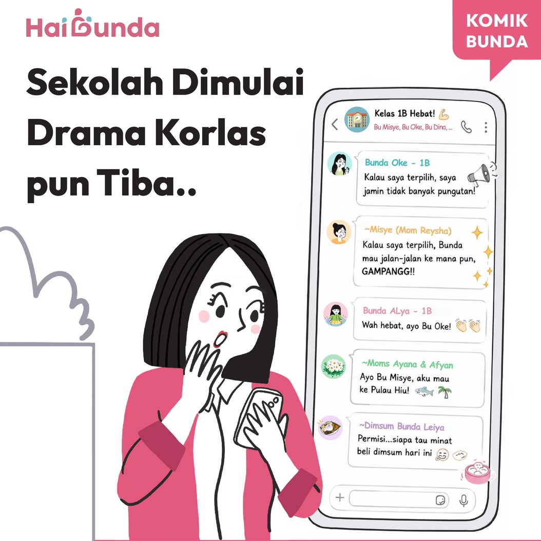 Masuk tahun ajaran baru&comma; kelas Kakak pun dibuatkan grup khusus orang tua murid&period; Selanjutnya akan ada pemilihan kordinator kelas alis korlas&period; Simak selanjutnya&excl;