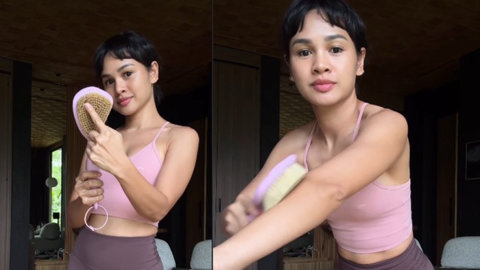 Mengenal Dry Brushing dan Manfaatnya, Rahasia Kulit Glowing ala Andien