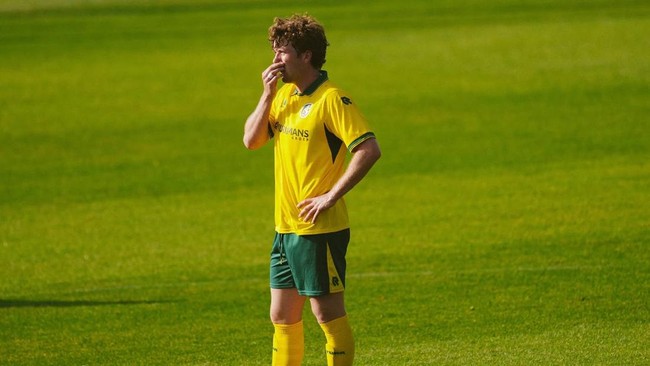 Ole Romeny menjadi starter dalam laga uji coba Fortuna Sittard melawan Olympiacos di Belanda, Jumat (17/7).