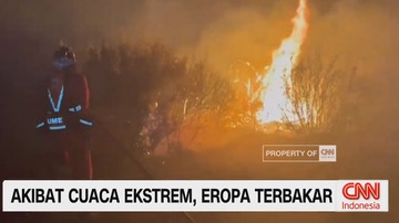 VIDEO: Akibat Cuaca Ekstrem, Eropa Terbakar
