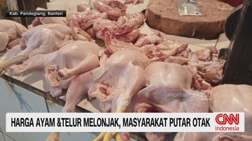 VIDEO: Harga Ayam dan Telur Melonjak, Masyarakat Putar Otak