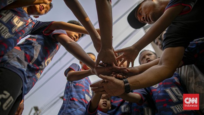 Liga Aspal di kawasan Menteng Jaya