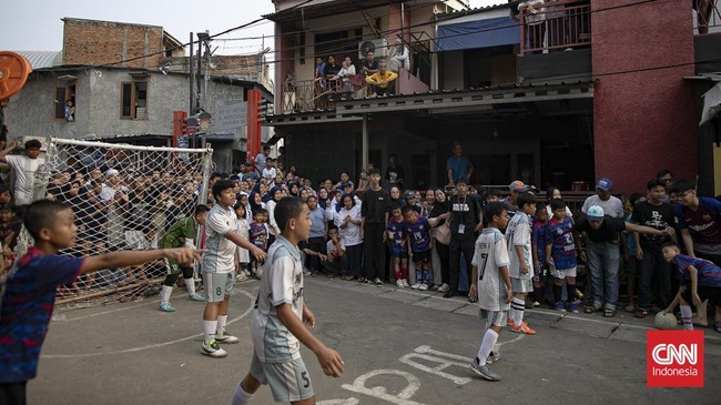 Liga Aspal di kawasan Menteng Jaya