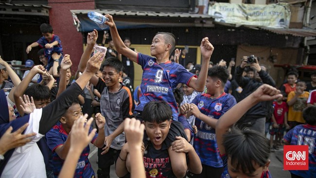 Liga Aspal di kawasan Menteng Jaya