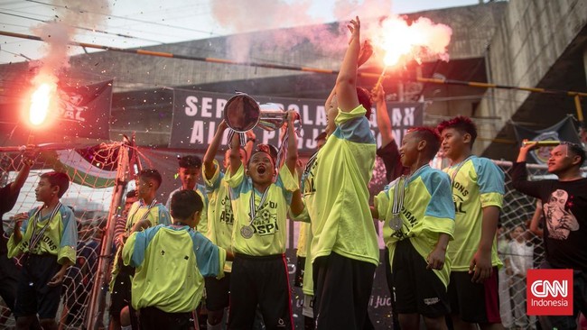 Liga Aspal di kawasan Menteng Jaya
