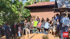 Lokasi bentrokan berdarah di Kecamatan Adonara Timur, Flores Timur, NTT
