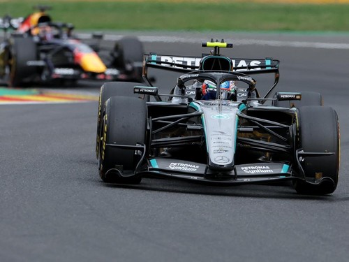 Formula One F1 - Belgian Grand Prix - Circuit de Spa-Francorchamps, Stavelot, Belgium - July 19, 2026 Mercedes' Andrea Kimi Antonelli in action during the race REUTERS/Christian Hartmann