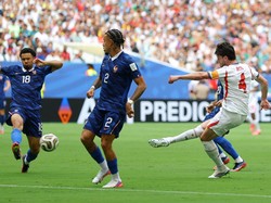 Soccer Football - FIFA World Cup 2026 - Bronze Final - France v England - Miami Stadium, Miami Gardens, Florida, U.S. - July 18, 2026  England's Declan Rice scores their first goal REUTERS/Carlos Barria