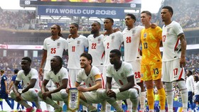 Soccer Football - FIFA World Cup 2026 - Bronze Final - France v England - Miami Stadium, Miami Gardens, Florida, U.S. - July 18, 2026 England players pose for a team group photo before the match IMAGN IMAGES via Reuters/Nathan Ray Seebeck