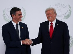 Video Momen Trump Satu Tribun dengan PM Spanyol Nonton Final Piala Dunia