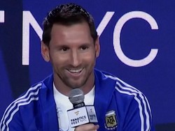 Kata-kata Messi soal Foto Viral Bareng Bayi Lamine Yamal