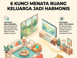 Stop Taruh Furnitur Sembarangan! Begini Cara Menata Ruang Keluarga yang Benar