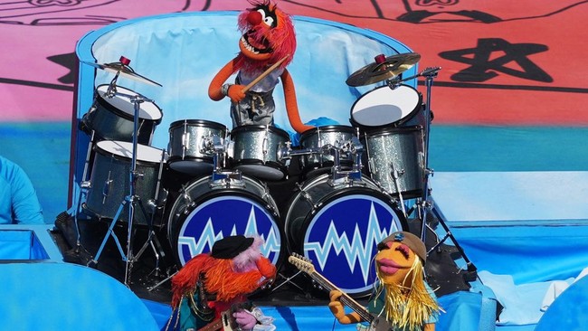 Soccer Football - FIFA World Cup 2026 - Final - Spain v Argentina - Halftime Show - New York/New Jersey Stadium, East Rutherford, New Jersey, U.S. - July 19, 2026 The Muppets perform during the Halftime Show IMAGN IMAGES via Reuters/James Lang
