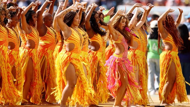Soccer Football - FIFA World Cup 2026 - Final - Spain v Argentina - Halftime Show - New York/New Jersey Stadium, East Rutherford, New Jersey, U.S. - July 19, 2026 Shakira performs during the Halftime Show REUTERS/Lee Smith