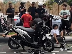 Kelakuan RX King Lawan Arah di Pakansari Bikin 3 Korban Bergelimpangan