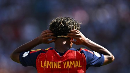 Soccer Football - FIFA World Cup 2026 - Final - Spain v Argentina - New York/New Jersey Stadium, East Rutherford, New Jersey, U.S. - July 19, 2026 Spain's Lamine Yamal REUTERS/Dylan Martinez