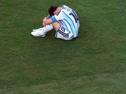 Lionel Messi menangis setelah Argentina gagal juara Piala Dunia 2026.