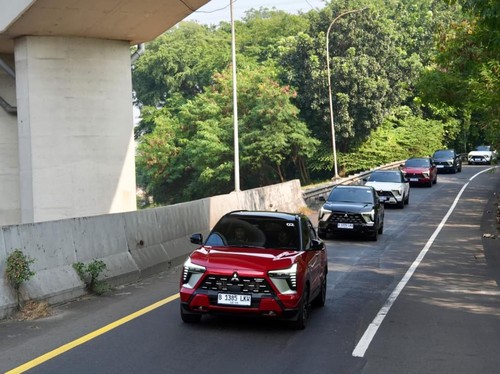 Mitsubishi mengajak sejumlah jurnalis untuk membuktikan fungsionalitas termasuk efisiensi BBM Xforce Hybrid usai model itu resmi meluncur di Indonesia.