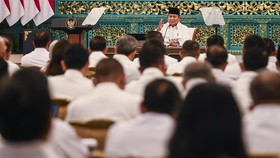 Presiden Prabowo Subianto memimpin Sidang Kabinet Paripurna di Kantor Presiden, Istana Negara, Jakarta, Senin (20/7/2026). Sidang kabinet paripurna tersebut untuk menyambut perayaan 17 Agustus serta evaluasi untuk melihat berapa banyak program-progra