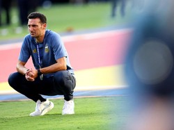 Soccer Football - FIFA World Cup 2026 - Final - Spain v Argentina - New York/New Jersey Stadium, East Rutherford, New Jersey, U.S. - July 19, 2026 Argentina coach Lionel Scaloni looks dejected after losing the World Cup final REUTERS/Agustin Marcaria
