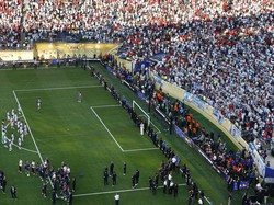 Soccer Football - FIFA World Cup 2026 - Final - Spain v Argentina - New York/New Jersey Stadium, East Rutherford, New Jersey, U.S. - July 19, 2026 General view inside the stadium as Argentina fans applaud fans after the match REUTERS/Jeenah Moon