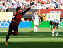 Soccer Football - FIFA World Cup 2026 - Final - Spain v Argentina - New York/New Jersey Stadium, East Rutherford, New Jersey, U.S. - July 19, 2026 Spain's Ferran Torres celebrates scoring their first goal REUTERS/Kai Pfaffenbach     TPX IMAGES OF THE