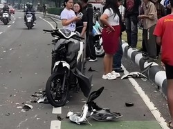 Tabrakan di Pakansari Bogor gegara Pemotor RX King Lawan Arah, 3 Orang Luka