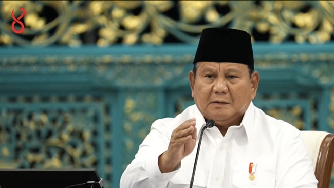 Taklimat Presiden Prabowo pada Sidang Kabinet Paripurna, Istana Negara, Jakarta. 20 Juli 2026