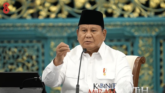Taklimat Presiden Prabowo pada Sidang Kabinet Paripurna, Istana Negara, Jakarta. 20 Juli 2026