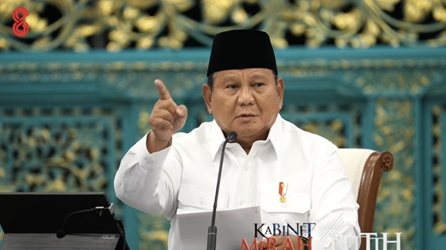 Taklimat Presiden Prabowo pada Sidang Kabinet Paripurna, Istana Negara, Jakarta. 20 Juli 2026