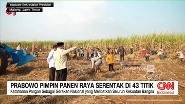 VIDEO: Prabowo Pimpin Panen Raya Serentak di 43 Titik