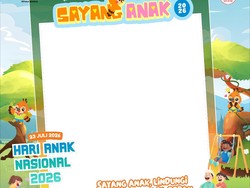 Twibbon Hari Anak Nasional 2026 Resmi dari KemenPPPA, Yuk Ramaikan di Medsos!