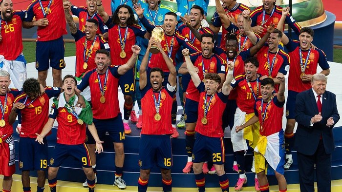 Akun Medsos Gedung Putih Unggah Foto Donald Trump bersama Timnas Spanyol di Piala Dunia 2026