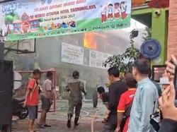 SDN Citapen Tasikmalaya Terbakar, Siswa Dua Kelas Belajar Daring