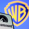 FILE PHOTO: Paramount and Warner Bros logos are seen in this illustration taken December 8, 2025. REUTERS/Dado Ruvic/Illustration/File Photo