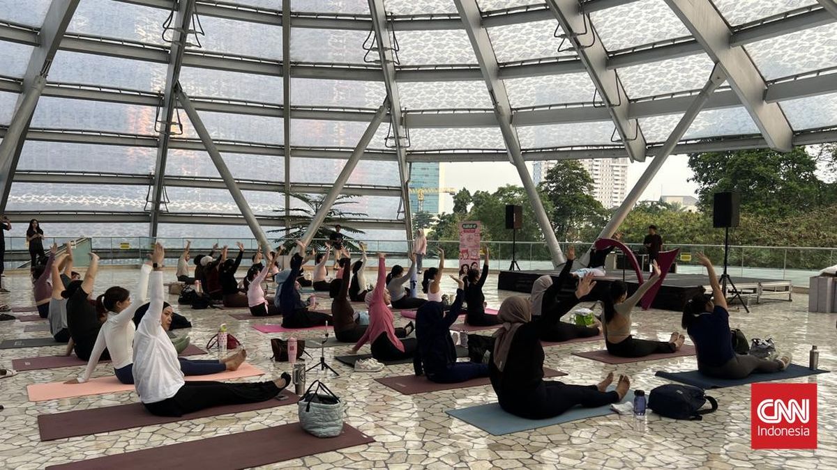 Peserta Padati Sesi Penutup Mat Pilates Wellnest Festival Vol. 2
