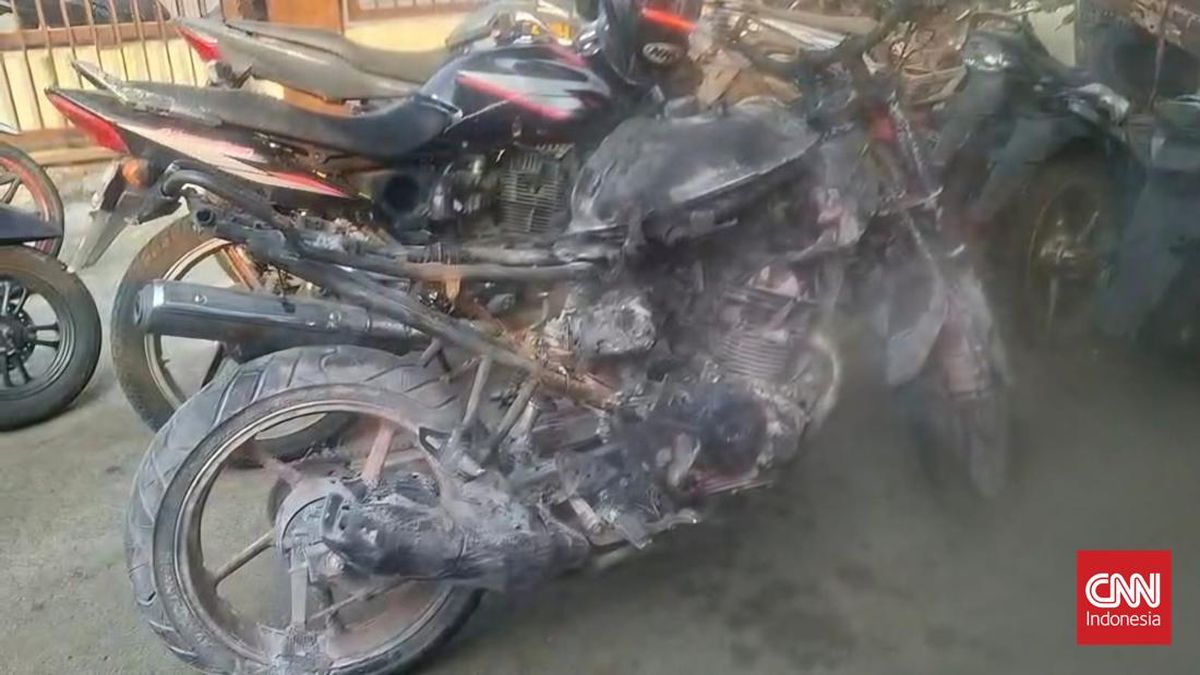 Motor Bertangki Modifikasi Terbakar di Tangerang, Polisi Turun Tangan