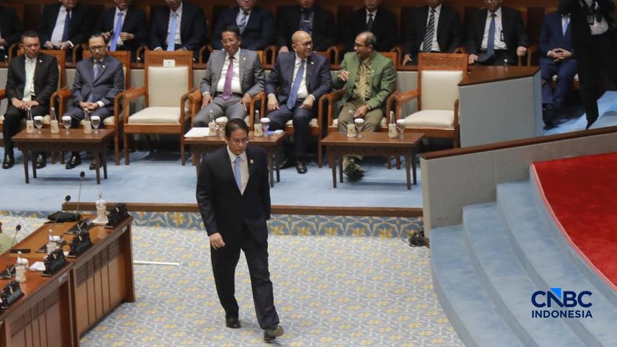 Rapat Paripurna DPR RI Ke-26 Masa Persidangan V Tahun Sidang 2025–2026 secara resmi telah mengesahkan Rancangan Undang-Undang tentang Pusat Finansial Internasional Indonesia (RUU PFII) menjadi Undang-Undang, Jakarta, Selasa, (21/7/2026).