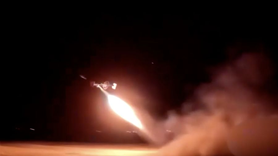 Sebuah rudal Iran diluncurkan ke letak nan tidak diketahui dalam gambar nan dirilis pada Selasa (21/7/2026). (Tangkapan Layar Video/REUTERS)