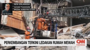 VIDEO: Perkembangan Terkini Ledakan Rumah Mewah di Medan