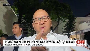 VIDEO: Prabowo Klaim PT DSI Kelola Devisa US$10,5 Miliar