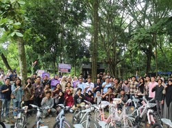 Bantu Sesama Mahasiswa, BEM Unri dan Alumni Salurkan Bantuan UMKM-Sepeda
