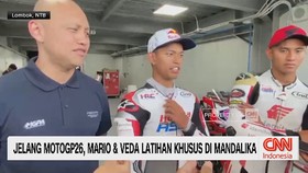 Jelang MotoGP 2026, Mario & Veda Latihan Khusus di Mandalika