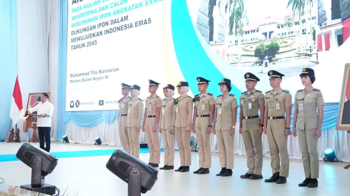 Mendagri Soroti Keberagaman Asal Usul 10 Calon Wisudawan Terbaik IPDN