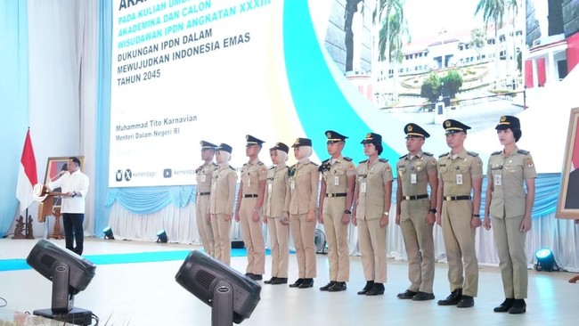 Mendagri Apresiasi 10 Calon Wisudawan Terbaik IPDN Angkatan XXXIII